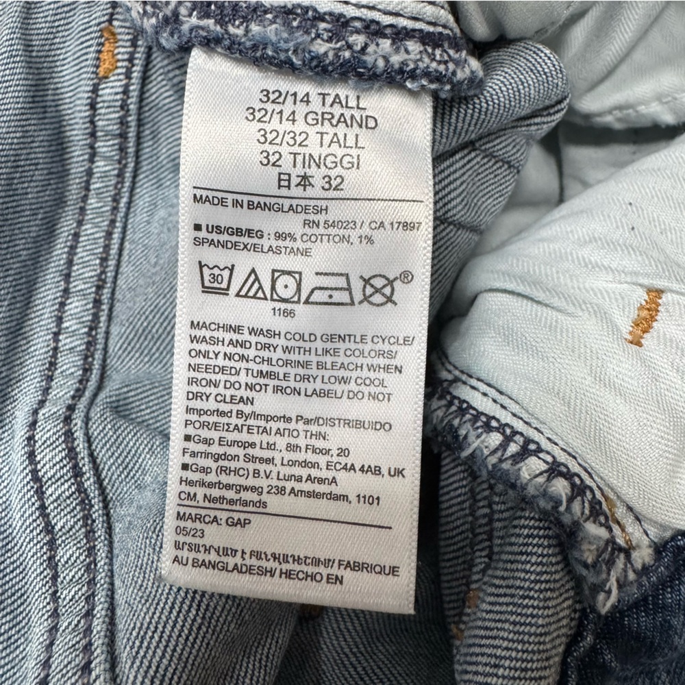 GAP 90s Loose High Rise Jeans 32 14 Tall - Picture 11 of 12